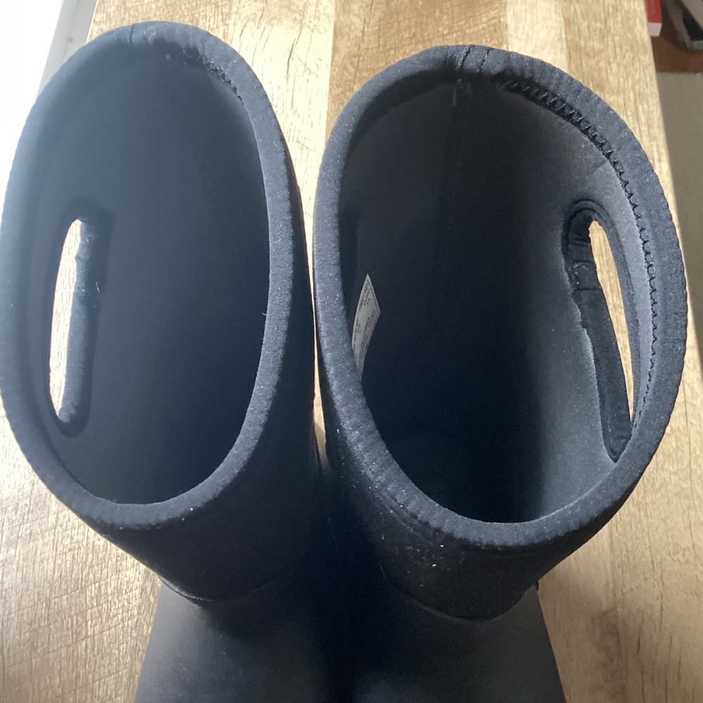 YORK SOLID BOGS waterproof LITTLE Kids' Insulated Rain Boots US 2 EU 33 BLACK - Picture 6 of 10